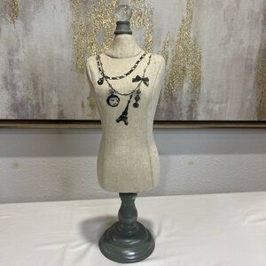 Elegant Gray Mannequin Jewelry Stand